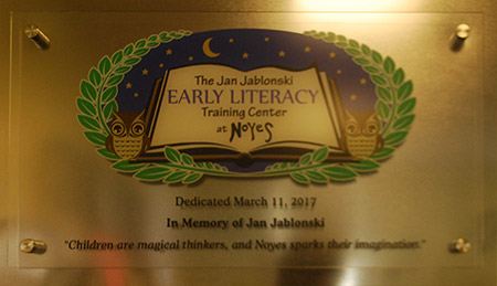 Plaque honoring Jan Jablonski
